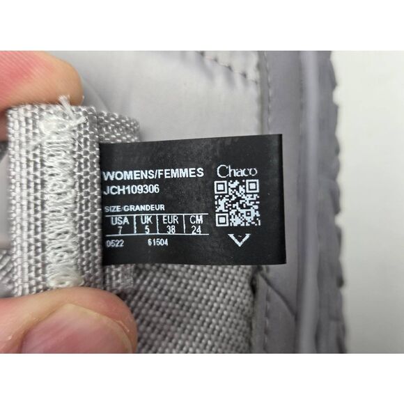 CHACO WOMENS SIZE 7 RAMBLE PUFF WINTER COMFORT CLOG ASH GRAY - Picture 5 of 8